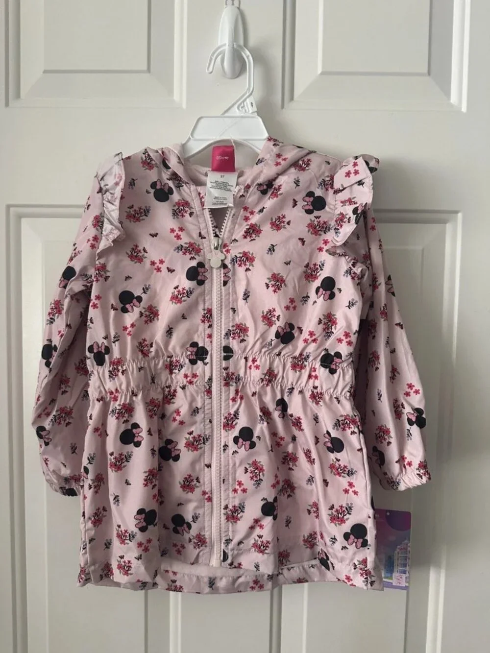 Disney Jr. Minnie Mouse Hooded Jacket – Girls Size 3T – NWT